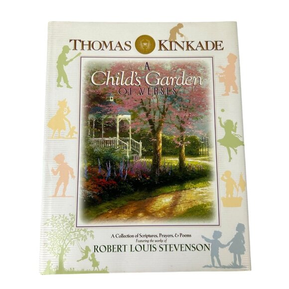 Thomas Kinkade A Child's Garden of Verses Hardcover 1999 VTG Poems Scripture - Picture 1 of 16